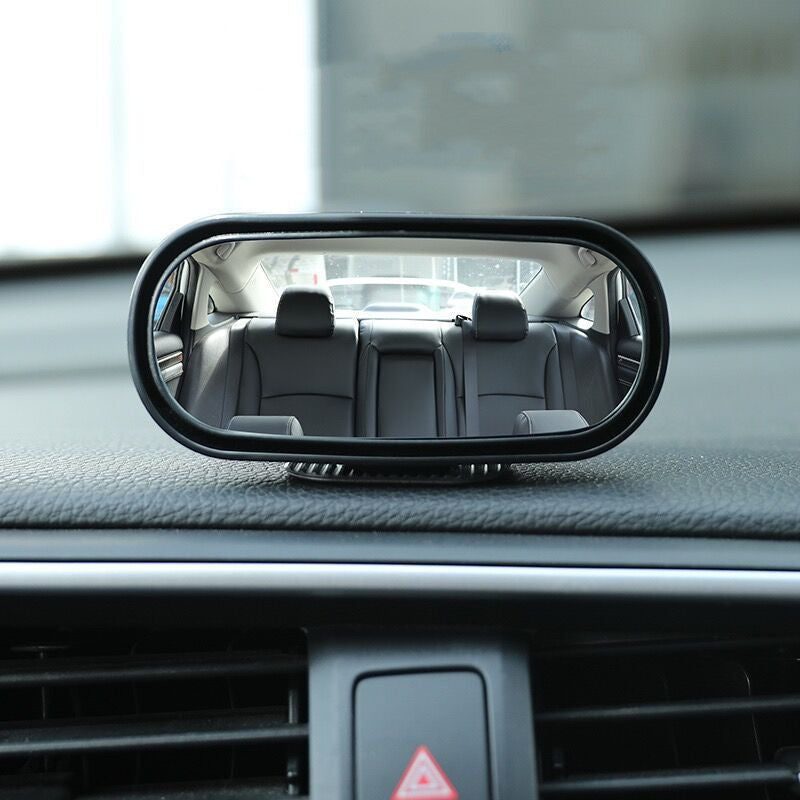 Car Rearview Mirror Front And Back Wheels Reversing Auxiliary Blind Area 360 Degree Wide Angle Reflective Large View Rearview Mirror